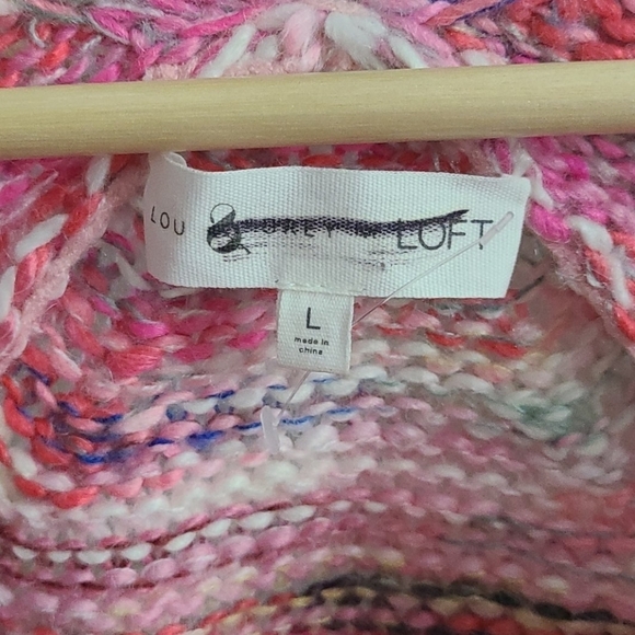 New Lou & Grey By Loft Spacedye Sweater Pullover - Picture 4 of 6